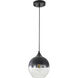 DU Series Pendant Ceiling Light, Round Black